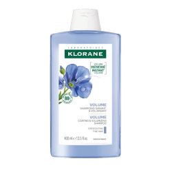 Klorane shampoing aux fibre de Lin volume cheveux fins 200ml