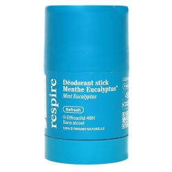 Déodorant solide stick rechargeable menthe eucalyptus 50g