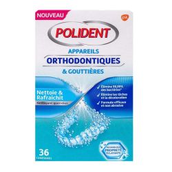 Nettoyant appareil orthodontique et gouttière 36 comprimés