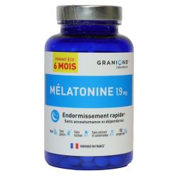 Mélatonine 1,9mg endormissement rapide sans accoutumance 180 comprimés