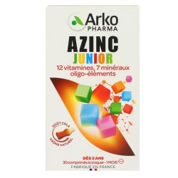 Azinc junior vitalité 30 comprimés à croquer Cola