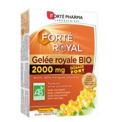 Forté Pharma Forté Royal Gelée Royale 2000 mg Bio 20 Ampoules