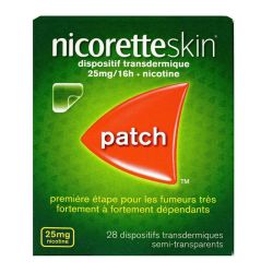 NicoretteSkin Etape 1 25mg/16 heures 28 patchs