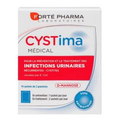 Cystima Médical infections urinaires 14 sachets