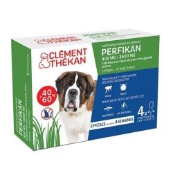 Clément Thékan Perfikan chiens 40-60kg 4 pipettes