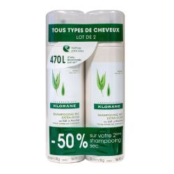 Shampooing sec extra-doux lait d'avoine 2x150ml