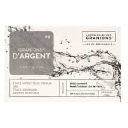 Granions d'Argent 30 ampoules