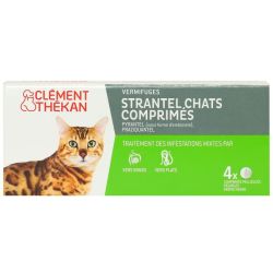 Strantel vermifuge chat 4 comprimés