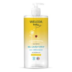 Weleda Baby gel lavant doux au Calendula 2 en 1 sans parfum 750ml