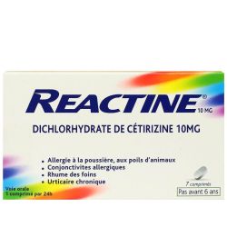 Reactine Allergie x 7 comprimés