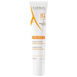A-Derma Protect fluide Invisible très haute protection SPF50+ 40ml