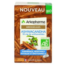 Arkogélules Ashwagandha bio 60 gélules