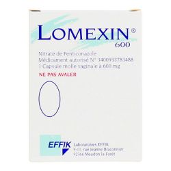 Lomexin 600mg 1 capsule molle