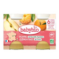 Pommes clémentines 6 mois+ 2x130g