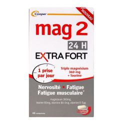 Mag2 24h Extra Fort 45 comprimés