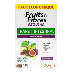 Fruits & fibres Regular Transit intestinal 45 cubes