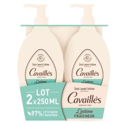 Cavaillès L'intime Fraîcheur soin lavant intime 2x250ml