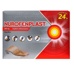 Nurofenplast 200mg 24h 4 emplâtres