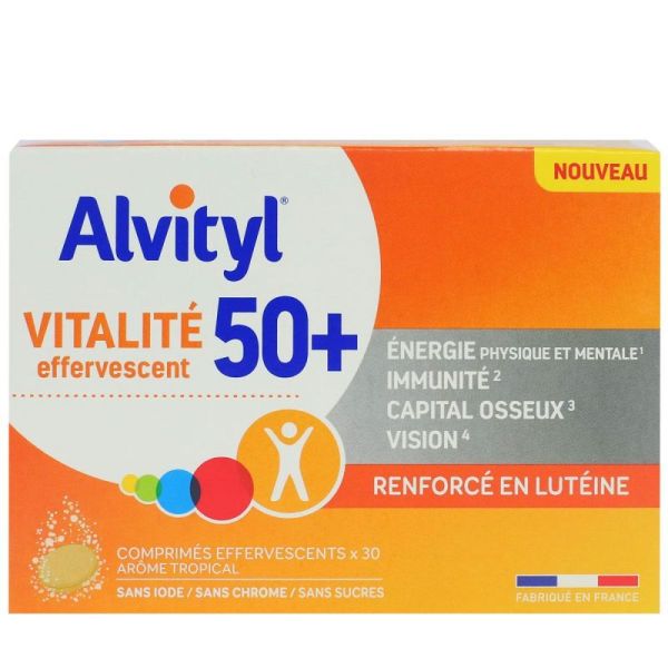 Vitalité 50+ énergie immunité capital osseux vision 30 comprimés