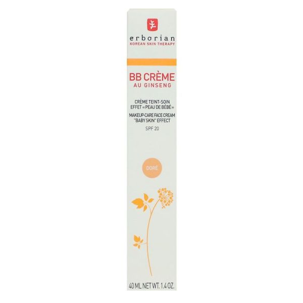 BB crème au ginseng soin effet peau de bébé SPF20 teinte dorée 40ml