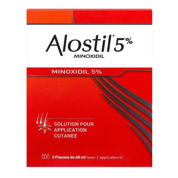 Alostil 5% application cutanée 3x60ml