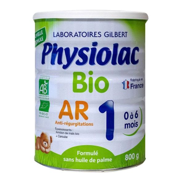 Lait bio AR 1 0/6 mois 900g