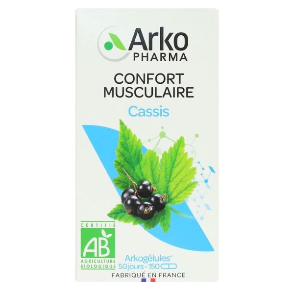 Arkogélules cassis bio mobilité articulaire 150 gélules