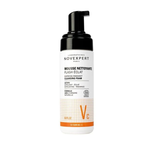 Vitamine C mousse nettoyante flash éclat 150ml