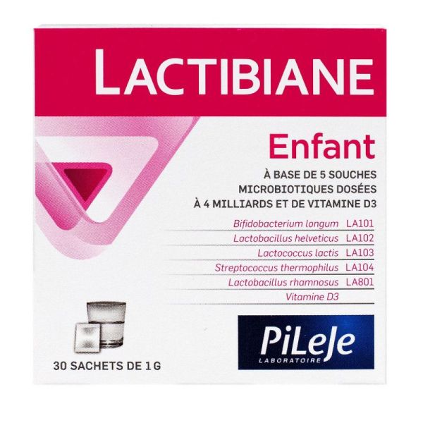 Lactibiane enfant 30 sachets 1g