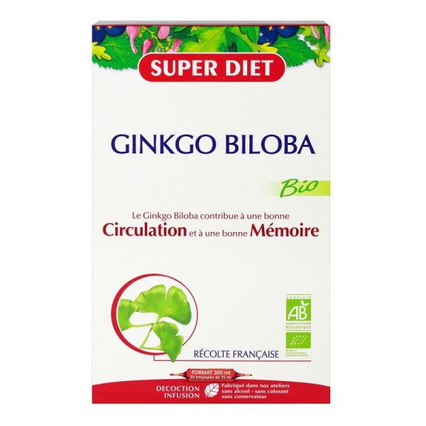 Ginkgo biloba bio 20x15ml