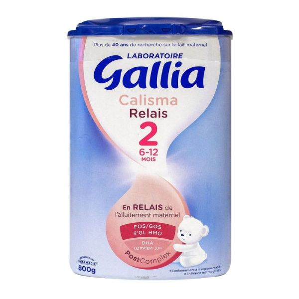 Calisma Relais 2 lait 6-12 mois 800g