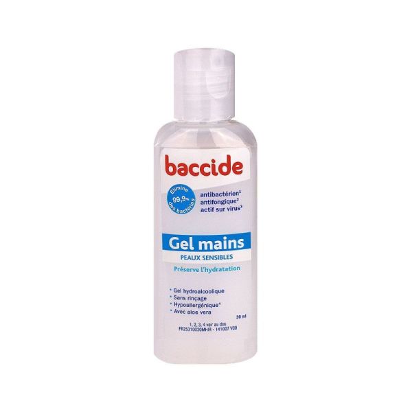 Gel mains peaux sensibles 30ml