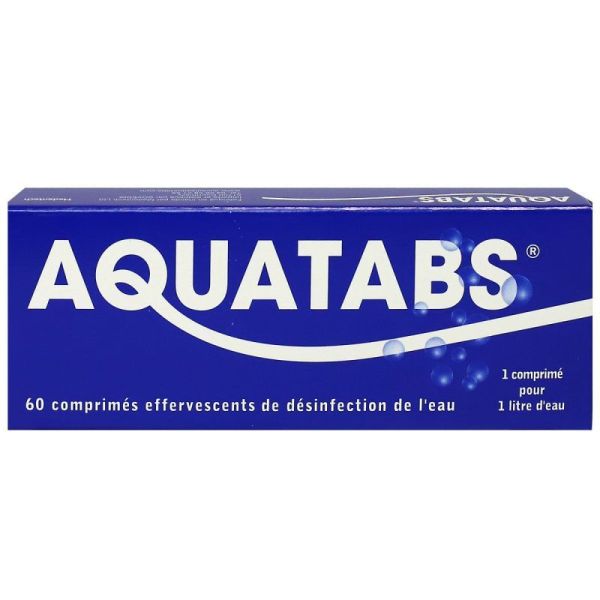 Aquatabs 60 comprimés effervescents