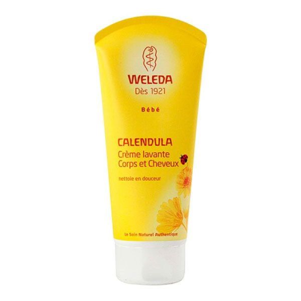 Crème lavante pour bébé au Calendula 200ml