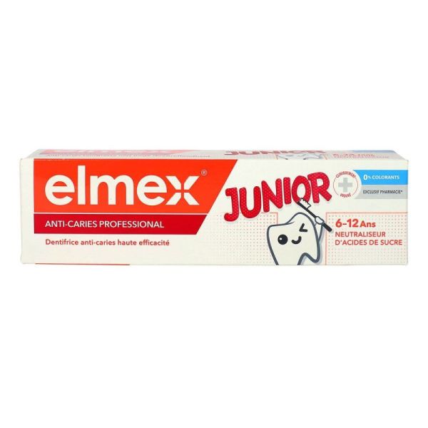 Dentifrice anti-caries Professional Junior 6/12 ans 75ml