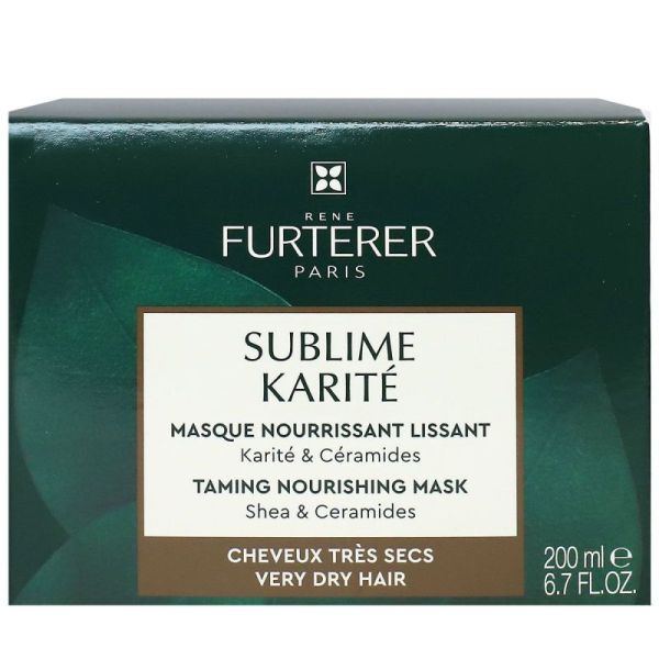 Sublime Karité masque nourrissant lissant cheveux très secs 200ml