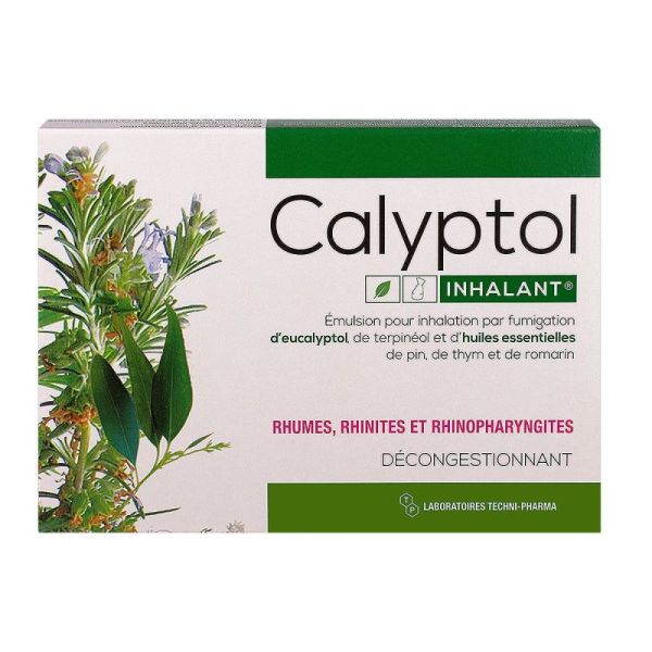 Calyptol ampoules inhalation par fumigation