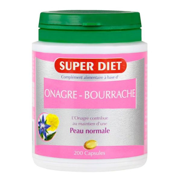 Onagre bourrache 200 capsules