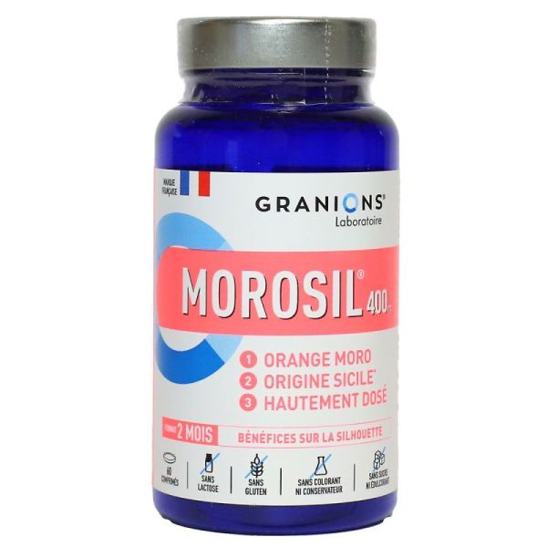 Morosil 400 bénéfices sur la silhouette 60 comprimés