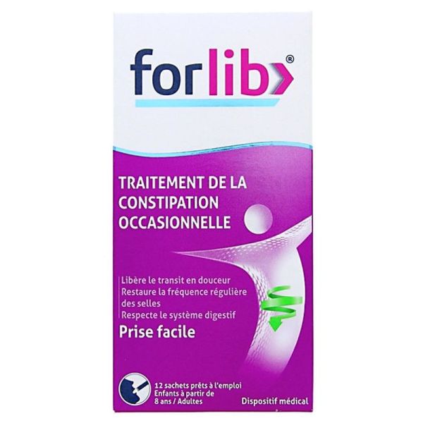 Forlib traitement constipation occasionnelle 12 sachets