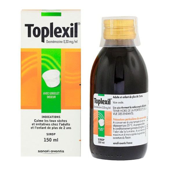 Toplexil sirop toux sèche 150ml