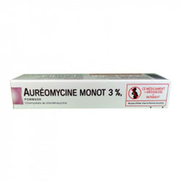 Monot Aureomycine pommade 3% 15g