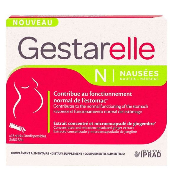 Gestarelle Nausées de grossesse 15 sticks