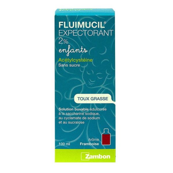 Fluimucil expectorant 2% enfants 100ml