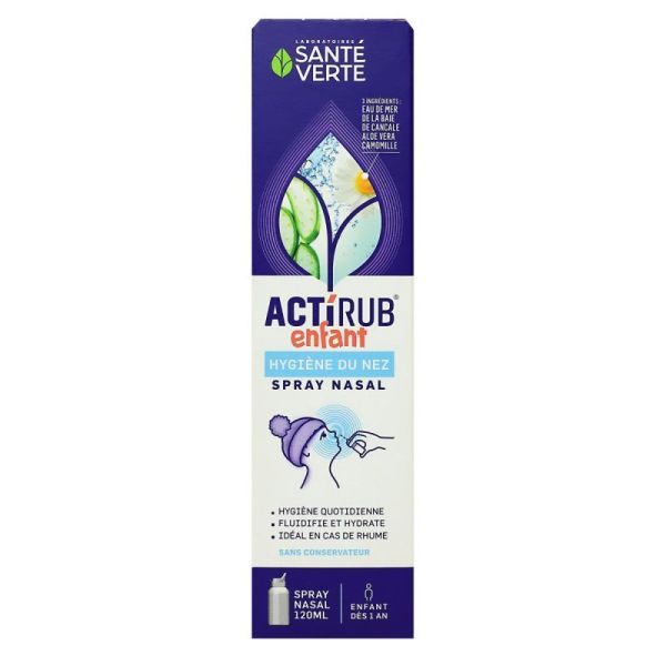 Actirub Enfant hygiène du nez spray nasal 120ml