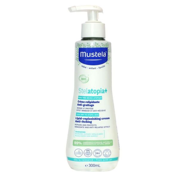 Stelatopia+ crème relipidante anti-grattage bio 300ml