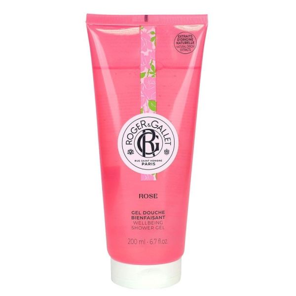 Rose gel douche bienfaisant 200ml