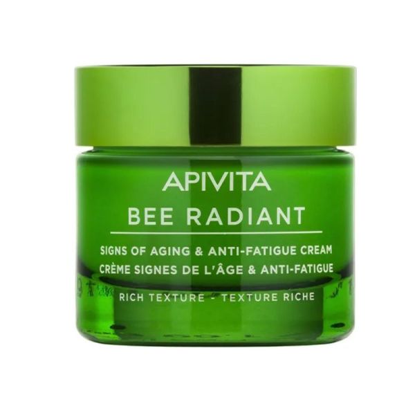 Bee radiant crème anti-âge et anti-fatigue texture riche 50ml