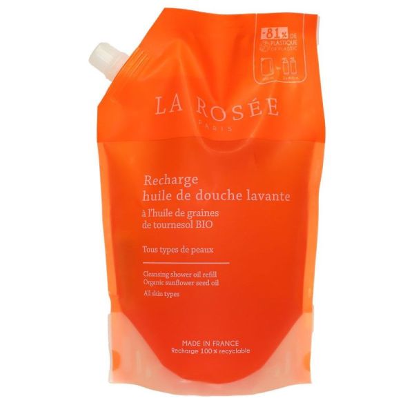 Eco-recharge huile douche lavante 800ml