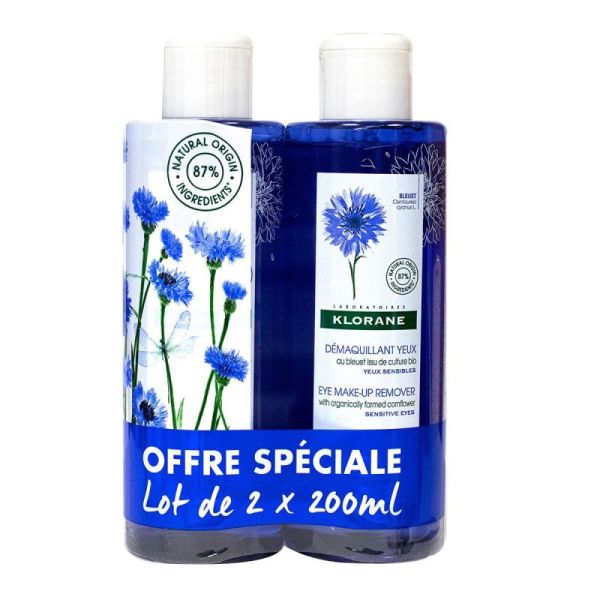 Démaquillant yeux 2x200ml